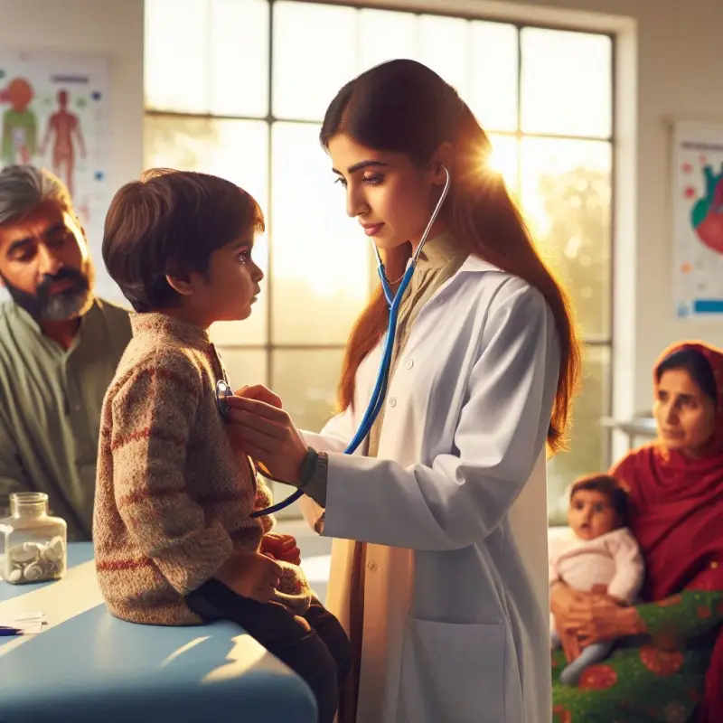 Healthcare Access: "Sehatmand Awaam, Khushaal Pakistan."